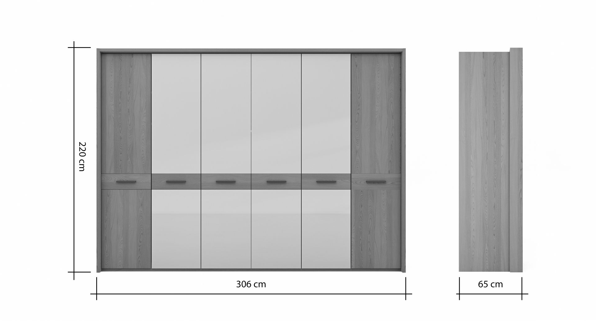 Bild von Drehtürenschrank Lenoso