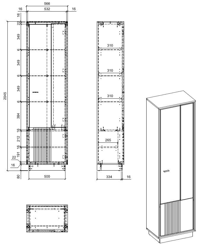 Bild von Vitrine Windor